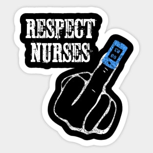 Pulse Oximeter - Respect Nurses Sticker